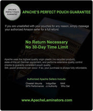 Load image into Gallery viewer, Apache Laminating Pouches, 5 mil, Business Card Size, 1000 Pack - Apache