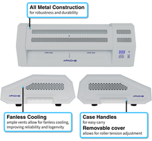 Load image into Gallery viewer, Apache Professional Laminator, Thermal Pouch, 18.5 Inch Max Width, 1.5-20 Mil, White
