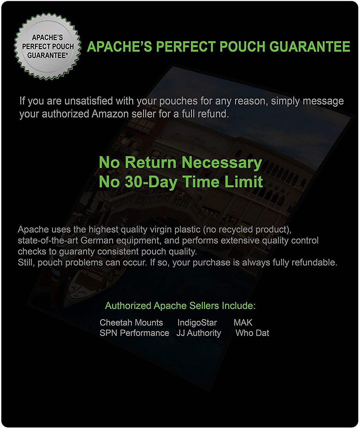 Apache Laminating Pouches, 5 mil, 3x5